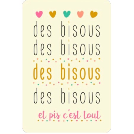 Carte Des bisous