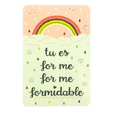 Carte For me Formidable